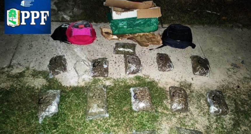 La Policía detuvo a un hombre y secuestró una importante cantidad de marihuana y cocaína
