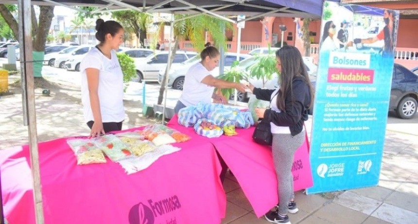 Martes y jueves habrá “Bolsones saludables”