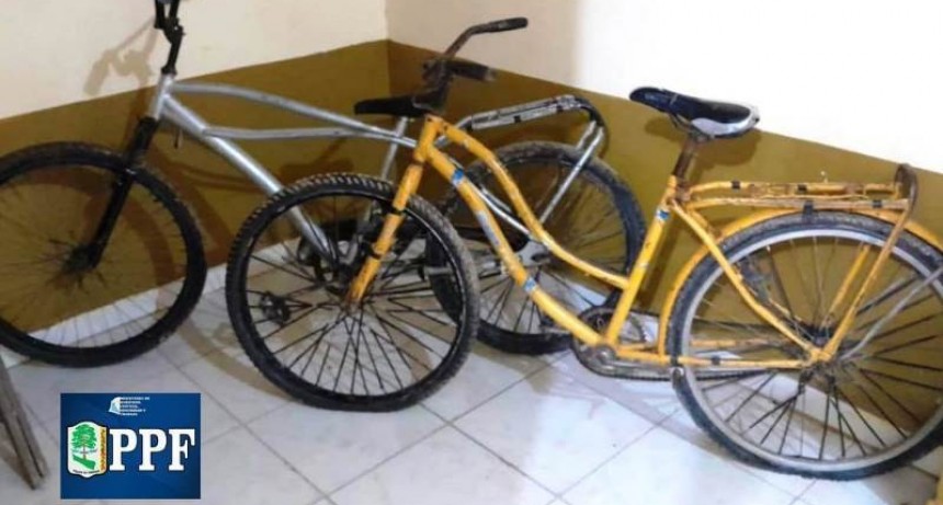 La Policía detuvo a un joven con dos bicicletas robadas