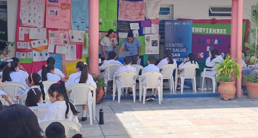 Centro de salud San Francisco: Jornada por el Día Internacional para la Eliminación de la Violencia contra las Mujeres