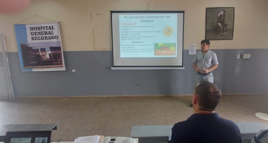 Se llevó a cabo una capacitación sobre dengue en General Belgrano