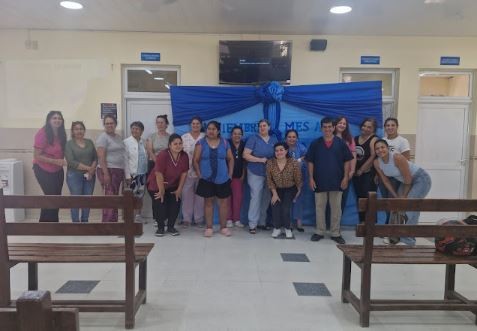 El centro de salud “El Pucú” refuerza la concientización sobre el cáncer de próstata durante el Mes Azul