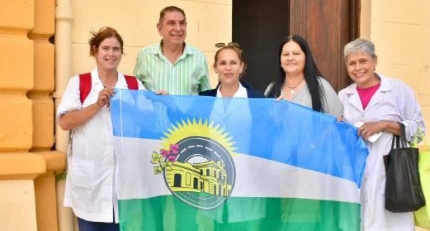 El intendente Jofré recibió a alumnos de la EPEP N.º 147 del barrio Juan Domingo Perón