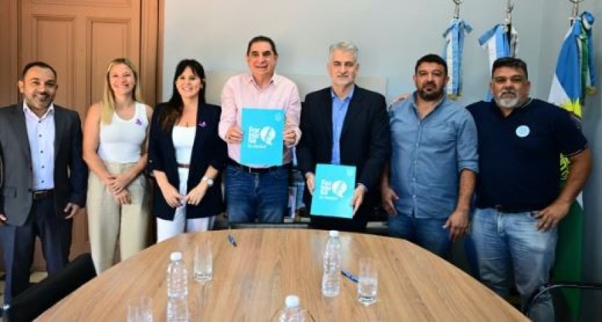 El intendente Jofré firmó convenio educativo con el Instituto Argentino del Oficio
