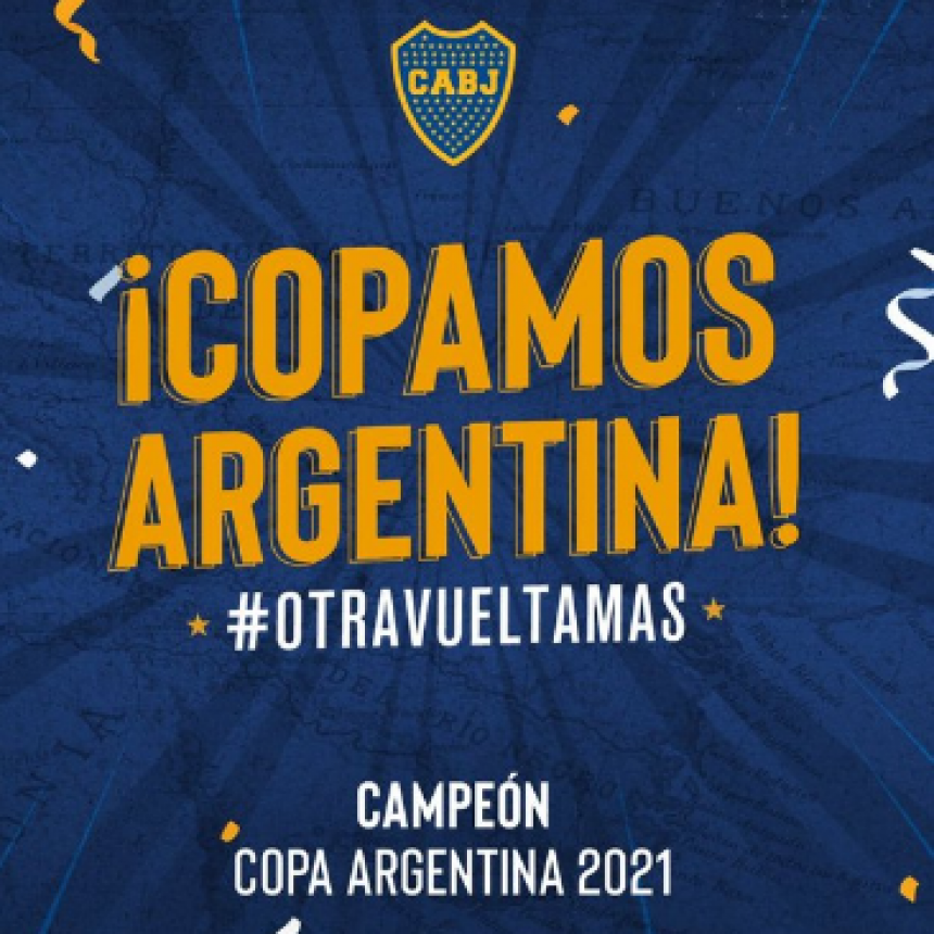 BOCA TETRACAMPE&Oacute;N DE LA COPA ARGENTINA !!! 
