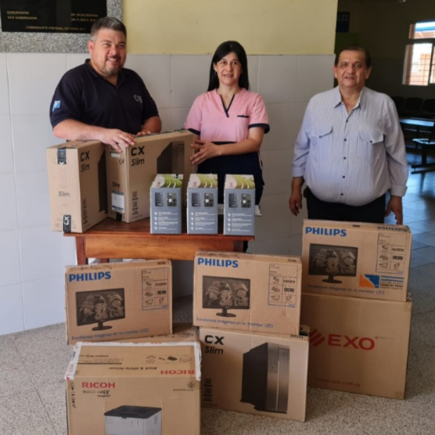 Nuevos equipos inform&aacute;ticos para el hospital de Comandante Fontana