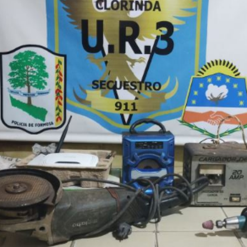 Patrullajes con bienes recuperados y un detenido