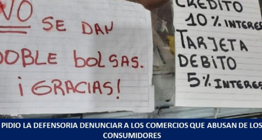 Advirtieron que está prohibido cobrar recargos en pagos de una sola cuota con tarjetas de débito y crédito
