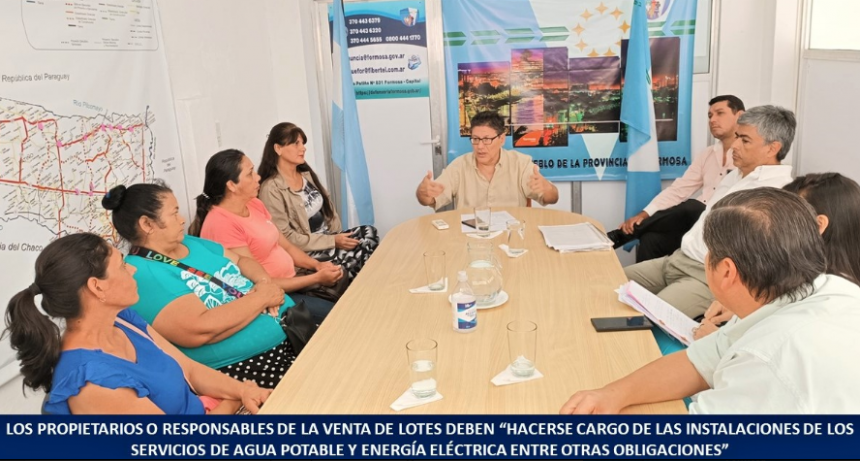 Se iniciaron trámites para abastecer de agua potable al loteamiento del barrio 