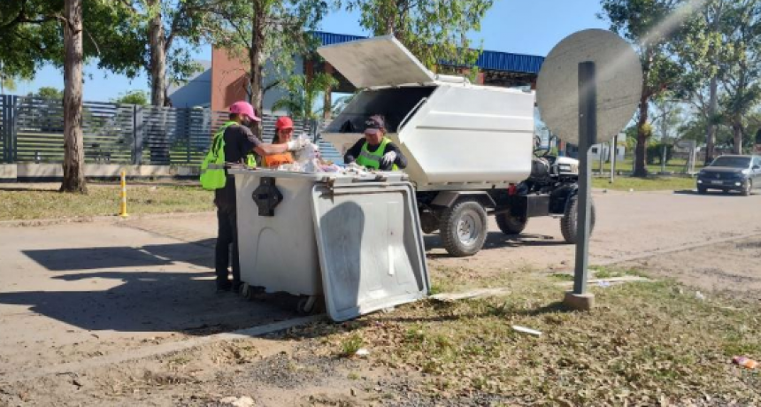 La Municipalidad desarrolló tareas integrales en el predio de la Universidad Nacional de Formosa