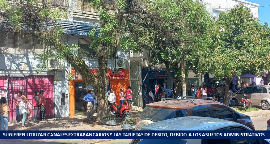 Frente a los pr&oacute;ximos asuetos administrativos sugirieron utilizar los canales de cobranza extrabancarios