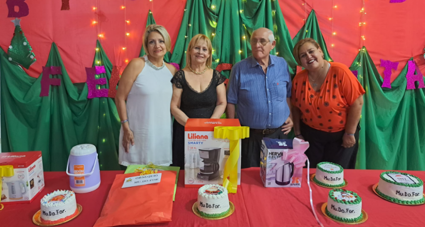 Cierre de año de MU.DO.FOR con muchos regalos