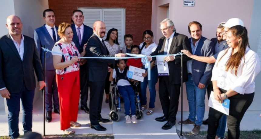 Alberto Fernández expresó que “el mercado hace negocios con las viviendas” mientras que “el Estado reconoce derechos”