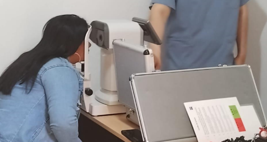Se incorporó el servicio de atención oftalmológica en la Casa del Empleado Municipal