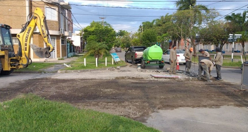 Continúa plan de bacheo en distintos sectores de la ciudad
