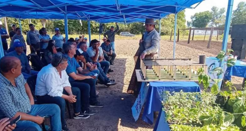 Riacho He Hé: Se realizó jornada de capacitación hortícola para paipperos