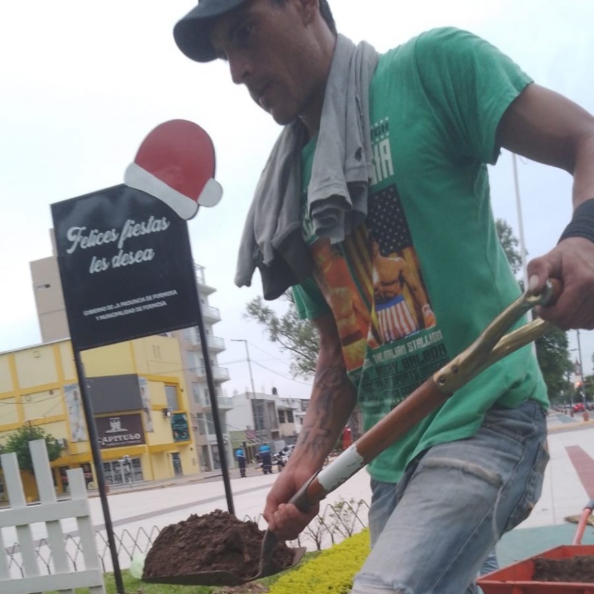 Sectores de la ciudad se vieron beneficiados con la limpieza y embellecimiento de espacios públicos