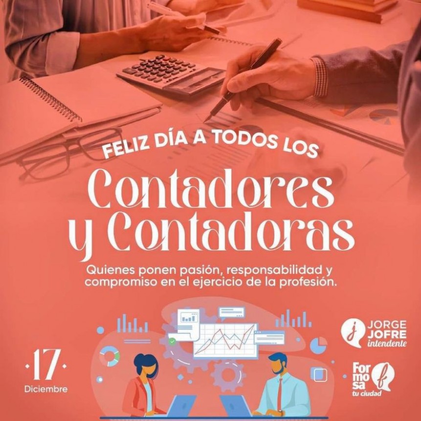 El intendente Jorge Jofr&eacute; salud&oacute; a los contadores en su d&iacute;a