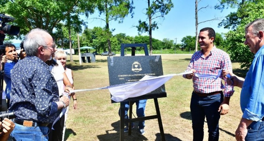 Herradura fue beneficiada con una nueva obra: Solís inauguró el complejo provincial “El Timbó”