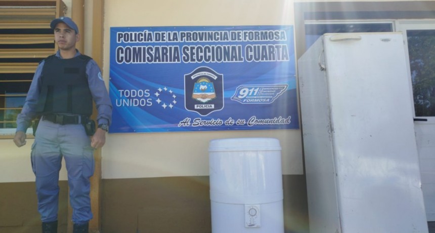 Se recuperaron electrodomésticos y otros objetos