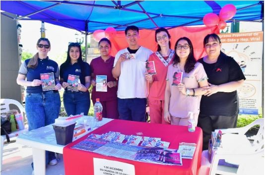 El Programa Provincial de ITS desarrolló una jornada de testeos gratuitos y confidenciales en espacios públicos