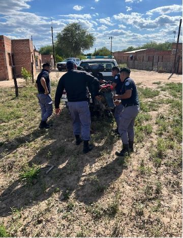 Recuperaron una motocicleta en Juarez