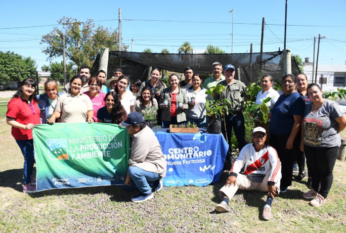 Finalizó la segunda cohorte de la capacitación de horticultura y vivero del Centro Comunitario Nueva Formosa
