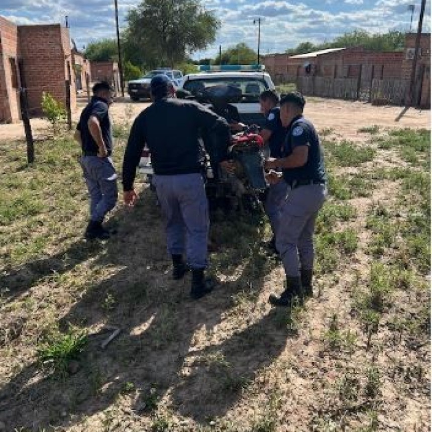 Recuperaron una motocicleta en Juarez