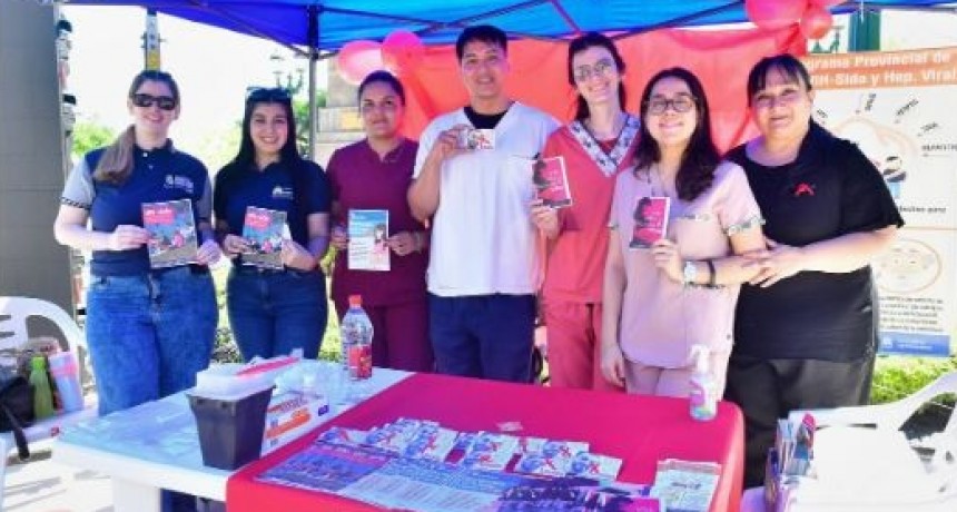 El Programa Provincial de ITS desarroll&oacute; una jornada de testeos gratuitos y confidenciales en espacios p&uacute;blicos