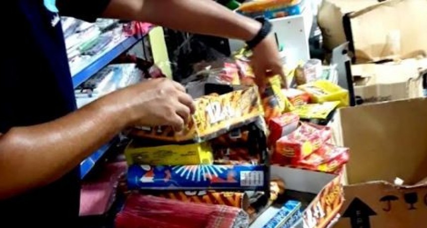 Bromatolog&iacute;a municipal decomis&oacute; pirotecnia en cumplimiento de la Ordenanza 8070/24